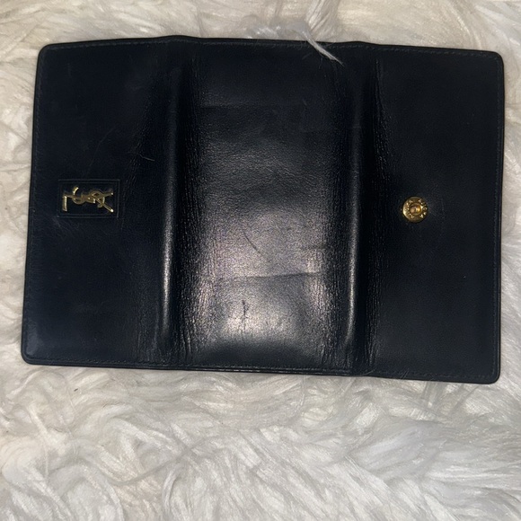 Yves Saint Laurent YSL motif leather key case black EUC - Picture 5 of 12
